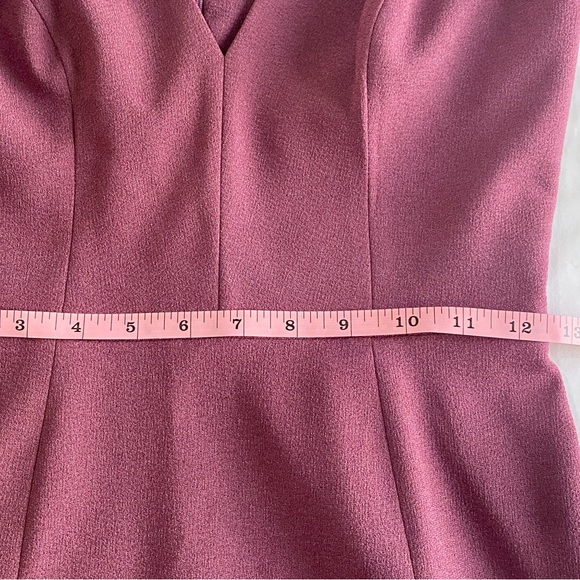 DRESS THE POPULATION Isabelle Orchid Purple Crepe Mermaid Midi Dress XS - Picture 11 of 12